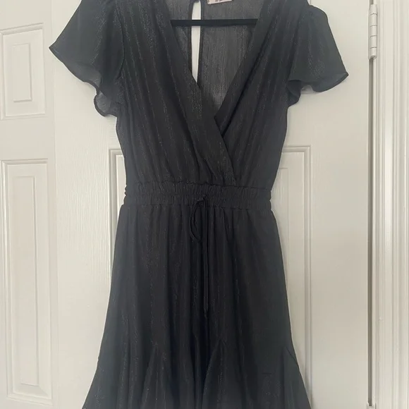 black dress francesca's Francesca dress in black